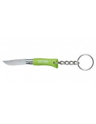 NAVAJA  OPINEL nº 2 llavero m/madera color verde