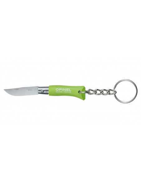 NAVAJA  OPINEL nº 2 llavero m/madera color verde