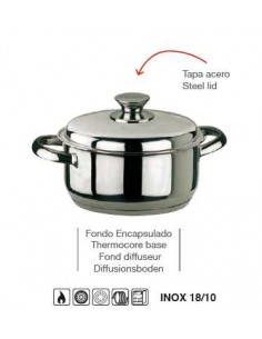 Cacerola Inxoxibar Ecco con Tapa 2