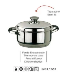 Cacerola Inxoxibar Ecco con Tapa 2