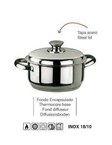 Cacerola Inxoxibar Ecco con Tapa