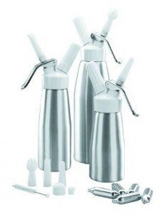 Sifon crema aluminio Lacor  2