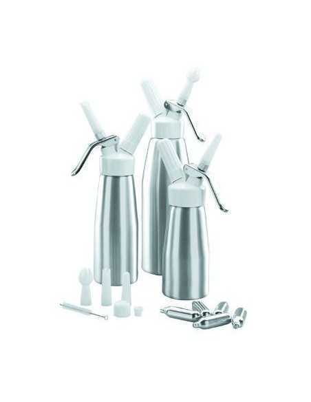 Conjunto Sifones crema aluminio Lacor 