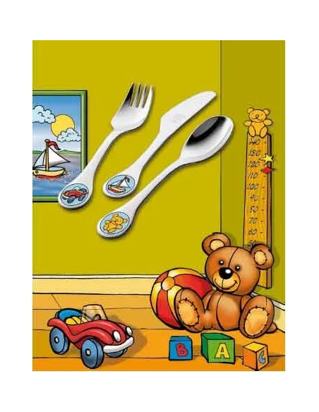 Juego cubierto infantil, 3 pzas. Zwilling modelo Toys
