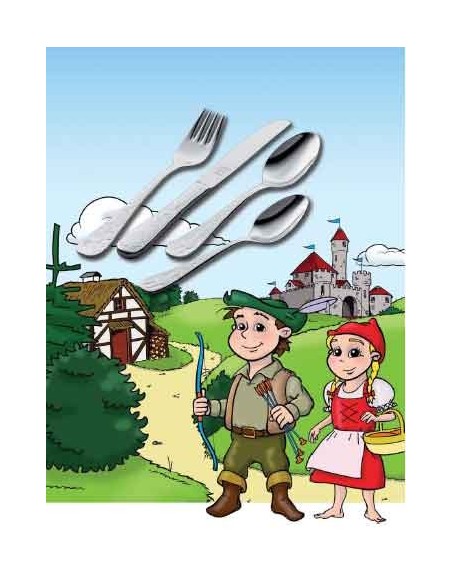 Juego cubierto infantil, 4 pzas. Zwilling modelo Grimm's Märchen
