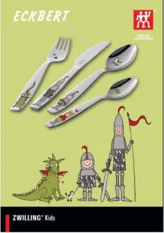 Juego cubierto infantil, 4 pzas. Zwilling modelo ECKBERT 2