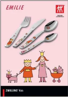Juego cubierto infantil, 4 pzas. Zwilling modelo EMILIE 2