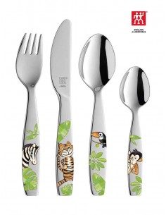 Juego cubierto infantil, 4 pzas. Zwilling modelo JUNGLE