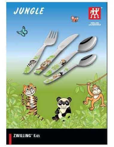 Caja Juego cubierto infantil, 4 pzas. Zwilling modelo JUNGLE