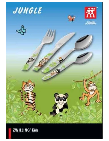 Caja Juego cubierto infantil, 4 pzas. Zwilling modelo JUNGLE