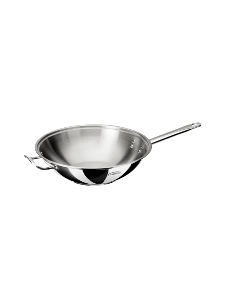 Wok 30 cm inox