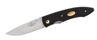 Navaja Fallkniven PCx CoSLam • NEGRO • Grilon • Herrajes baño ORO 24K • CLIP