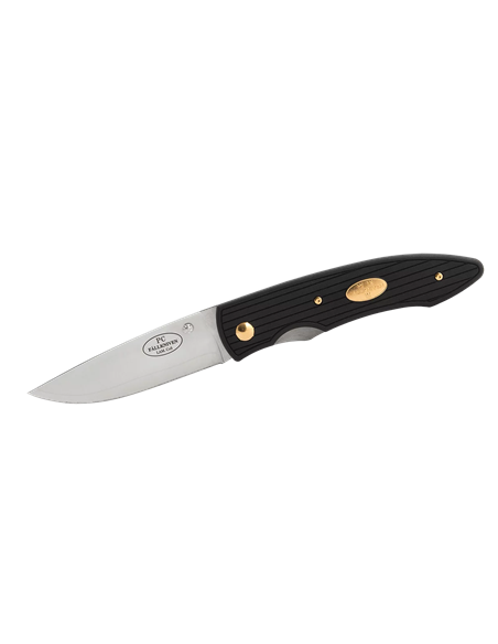 Navaja Fallkniven PCx  CoSLam • NEGRO • Grilon • Herrajes baño ORO 24K • CLIP