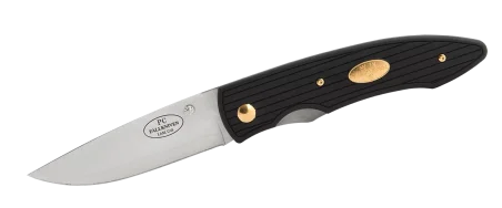 Navaja Fallkniven PCx CoSLam • NEGRO • Grilon • Herrajes baño ORO 24K • CLIP