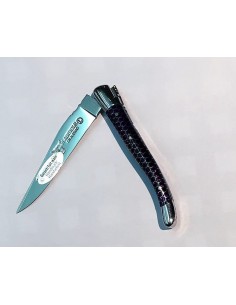 Navaja Laguiole Nido de Abeja 10 cm, violeta 2