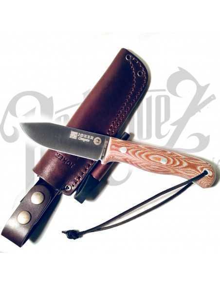 JOKER BS9 CAMPERO MICARTA CANVAS MARRON CON PEDERNAL
