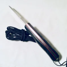 CUCHILLO URSUS PUÑO MICARTA CANVAS NEGRO H/10 CM (CM116)