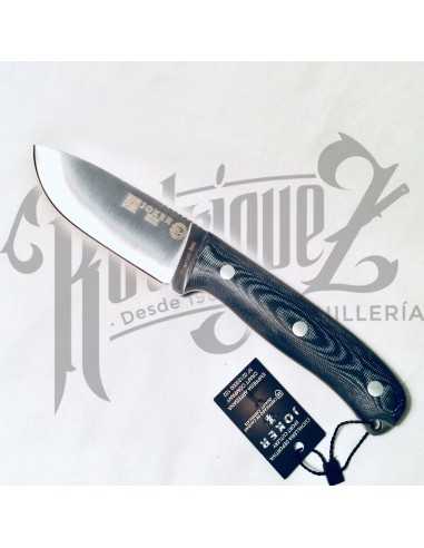 CUCHILLO URSUS PUÑO MICARTA CANVAS NEGRO H/10 CM (CM116)