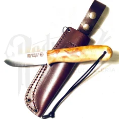 CUCHILLO TRAMPERO PUÑO OLIVO H/10 CM (CO113)