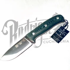 CUCHILLO URSUS PUÑO MICARTA CANVAS VERDE H/10 CM (CV116)