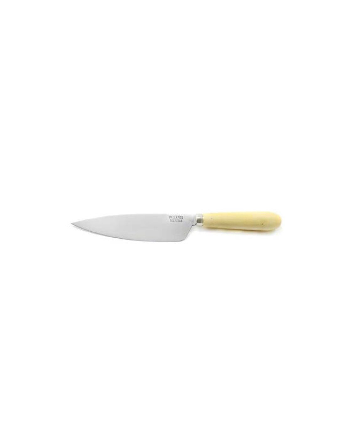 Cuchillo de Cocina Pallares de 16 cm Mango de Boj Hoja de Acero ACERO  CARBONO