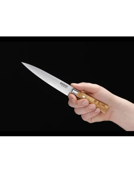 Cuchillo Utilitario Boker Damasco Olivo
