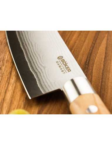 Cuchillo Chef  16 cm Boker Damasco Olivo