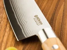 Cuchillo Chef 21 cm Boker Damasco Olivo 2