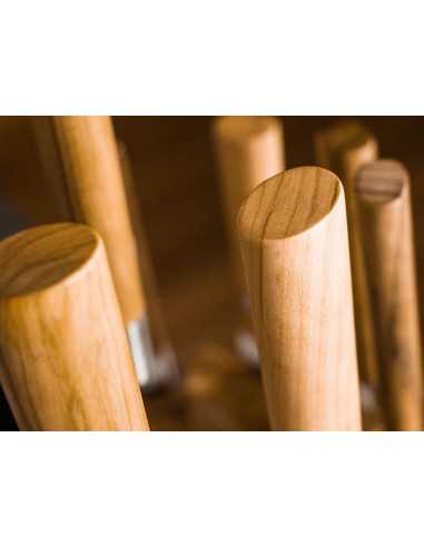 Juego de 7 Cuchillos  Boker Damasco Olivo