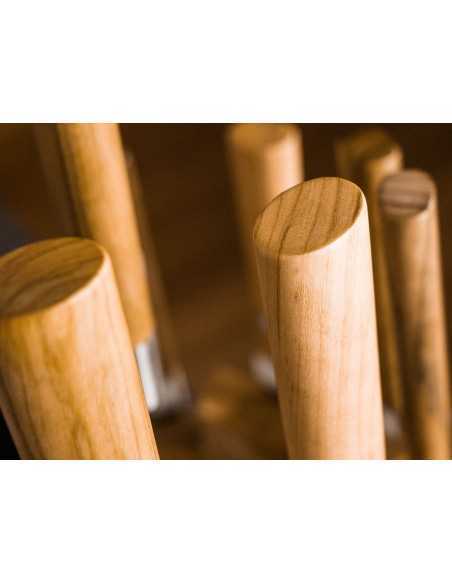 Juego de 7 Cuchillos  Boker Damasco Olivo