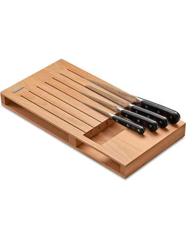Bloque madera de cuchillos para cajón