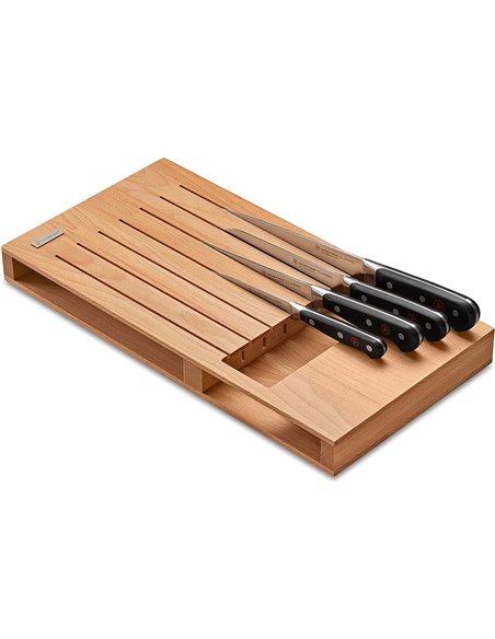 Bloque madera de cuchillos para cajón