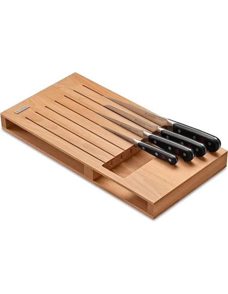 Bloque madera de cuchillos para cajón