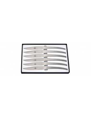 SET 6 CUCHILLOS DE MESA SKEL MONOBLOC