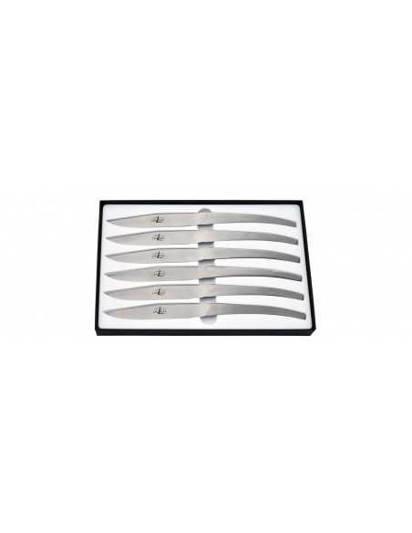 SET 6 CUCHILLOS DE MESA SKEL MONOBLOC