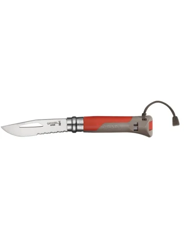 NAVAJA OPINEL OUTDOOR ROJO Nº 8 VRI (8,5 cm de hoja)