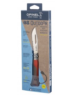 NAVAJA OPINEL OUTDOOR ROJO Nº 8 VRI (8,5 cm de hoja) 2