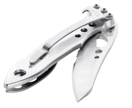 Leatherman Skeletool KBx plata semi-abierta