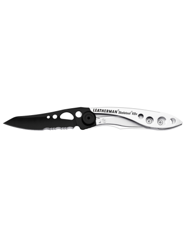 Leatherman Skeletool KBx plata-negro abierta