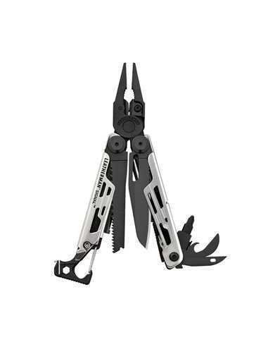 Leatherman SIGNAL,negro y plata