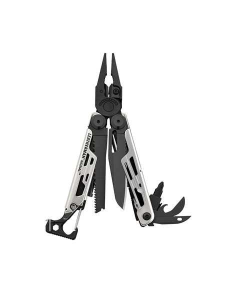 Leatherman SIGNAL,negro y plata