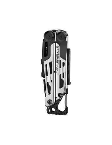 Leatherman SIGNAL, negro y plata
