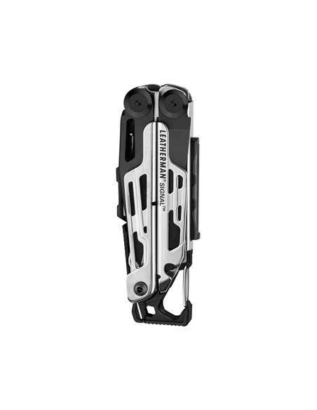 Leatherman SIGNAL, negro y plata