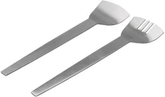 Juego Cuchara-Tenedor ensalada INOX 18/10 Lacor 62343 2