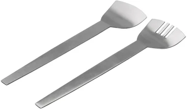 Juego Cuchara-Tenedor ensalada INOX 18/10