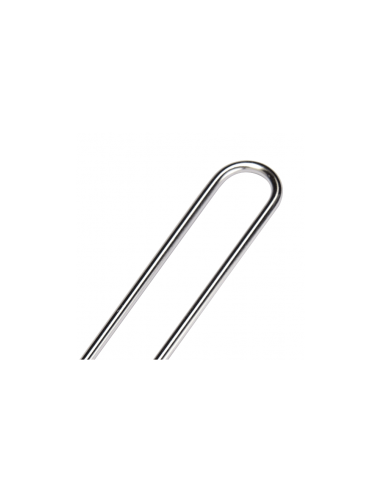 Pincel silicona mango acero 22 x 3,8 cm  Inoxibar 35341