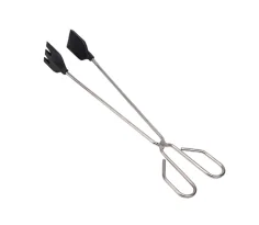 Pinza grill pala larga inox punta silicona Inoxibar 53643