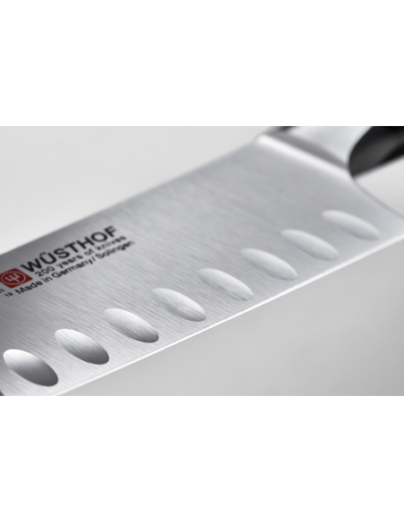 Cuchillo alveolado cocinero japonés 17 cm Classic Ikon Forjado