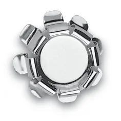 Tapon Corona 3 cm Inox 3 Claveles 601