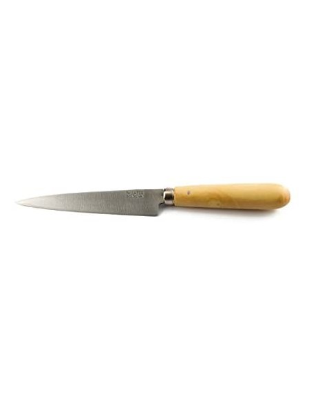 PALLARES SOLSONA Cuchillo Degollar Conejo con Hoja de Acero Carbono y Mango Redondo de Boj